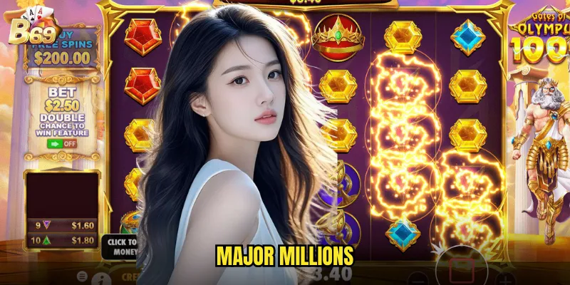 B69 Major Millions - Game Slot Jackpot Tiến Bộ Hấp Dẫn Nhất 1 Major Millions